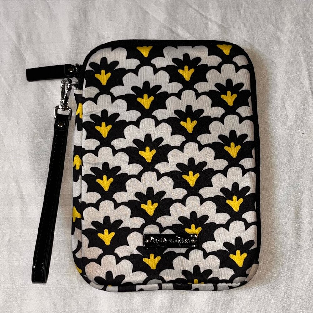 Vera Bradley Women's Black, Yellow, and White Mini IPad/Kindle Holder